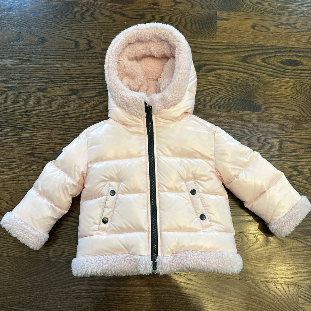 Toddler girl SAM light pink down jacket 18-24 months